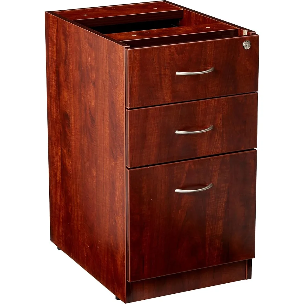 Series Free Standing Fixed Pedestals, Cherry