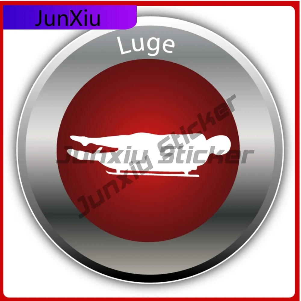 

Luge Glossy Label New Best Gift Vinyl Stylish Car Decal Sticker Waterproof Laptop Window Bumper Auto Exterior Decor