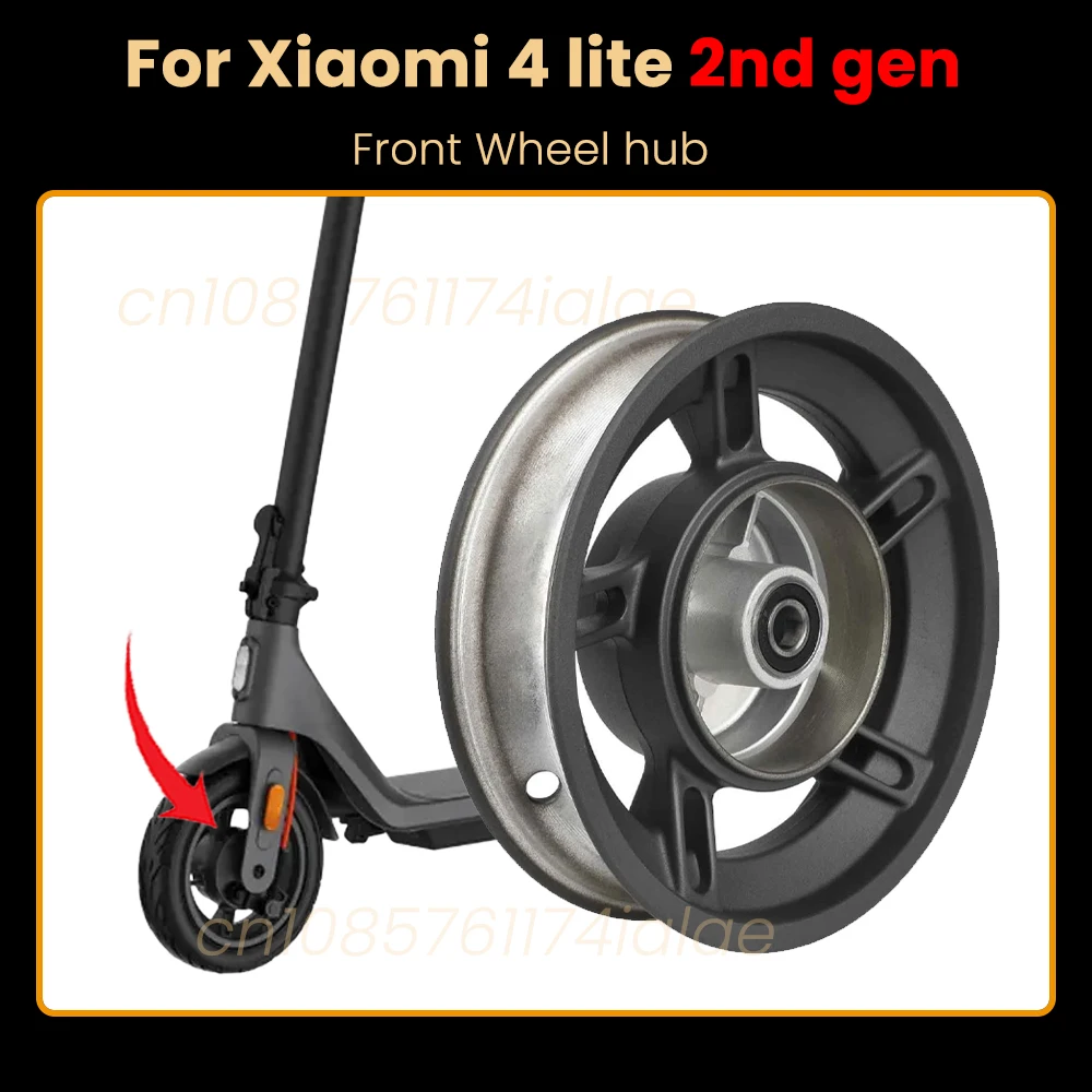 

Front Wheel Hub for Xiaomi 4 Lite 2nd Gen Electric Scooter Aluminum Alloy Rim Replacement Parts For Front Wheel Drum Brake Hub