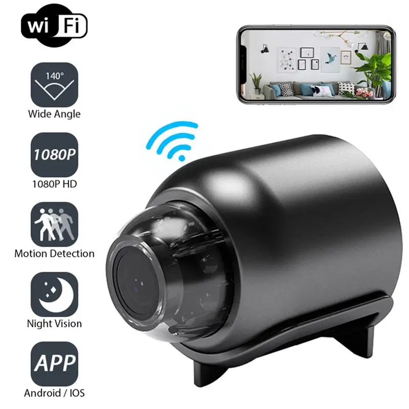 2024 New 1080P HD Mini WiFi Camera Indoor Safety Security Surveillance Baby Night Vision Monitor IP Cam Audio Video Recorder