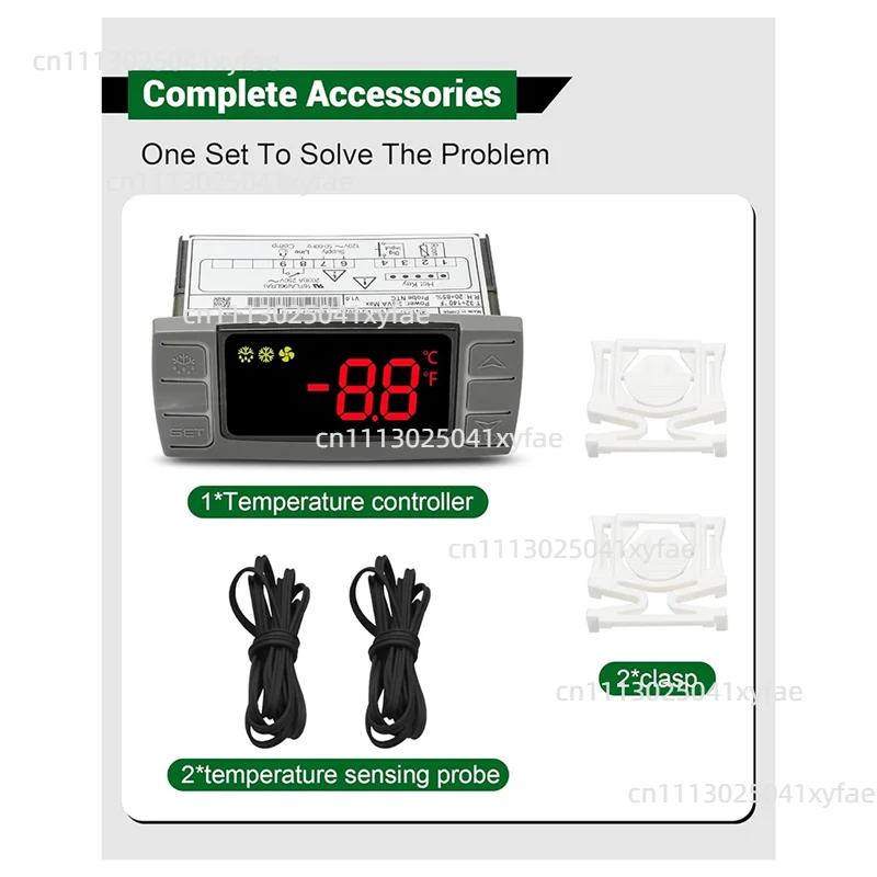For Dixell XR02CX-4N1F1 Temperature Controller, Replace For Dixell Temperature Controller Fit For Refrigerators/Freezer