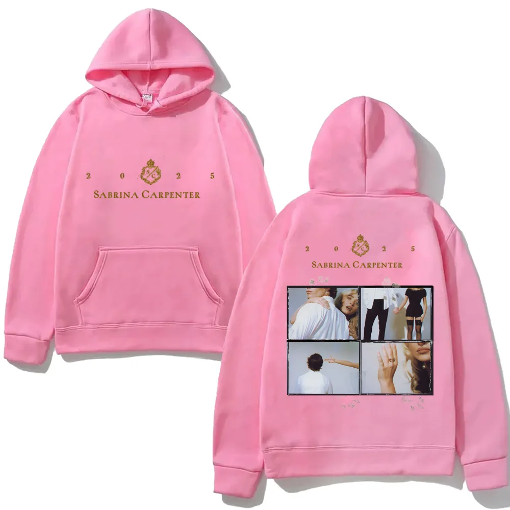 Felpa con cappuccio Sabrina Carpenter Nuovo stile Moda Donna/uomo Felpe Felpa con cappuccio estetica Stesso stile cantante Hombre di alta qualità