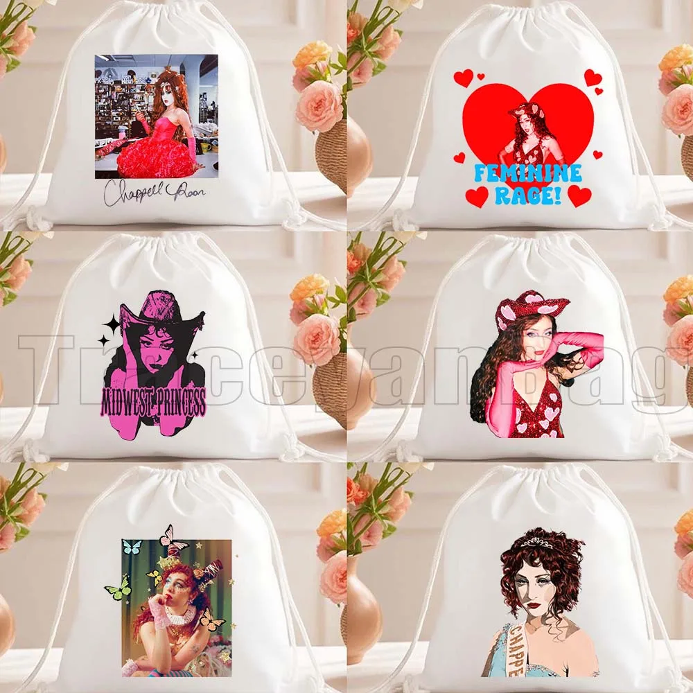 

Хлопковые мешки-рюкзаки на шнурке с принтом Chappell Roan Angel Portrait Pink Pony Heart Good Luck Poster Gifts, футбольный рюкзак-мешок, сумка-мешок на шнурке