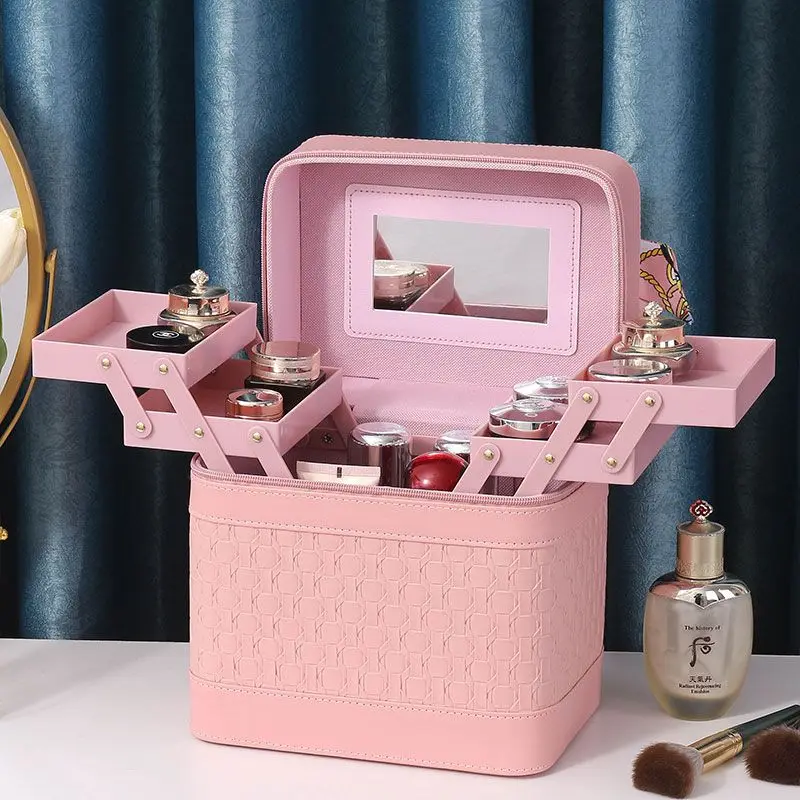 

Large Capacity Cosmetic Bag 2025 New Multi-function Cosmetic Organizer Desktop Cosmetic Organizer