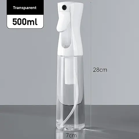 High Pressure Continuous Spray Bottle for Hair Care Makeup Hydration Refillable Fine Mist Sprayer Gardening Watering