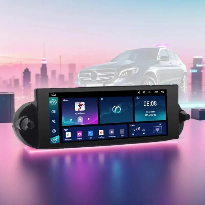 

6.8 lnch Car Radio for VW Volkswagen New Beetle 9C 06-10 Car Stereo GPS Head Unit Replacement with Wireless CarPlay/Android Auto