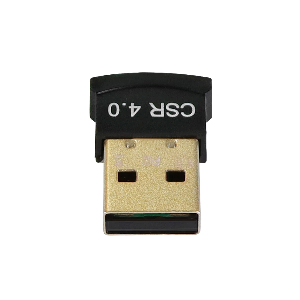 Bluetooth 4.0 USB Black Mini Adapter Dongle Wireless Transmitter and Receiver for Laptop PC Computer Windows 10 8 7 Vista