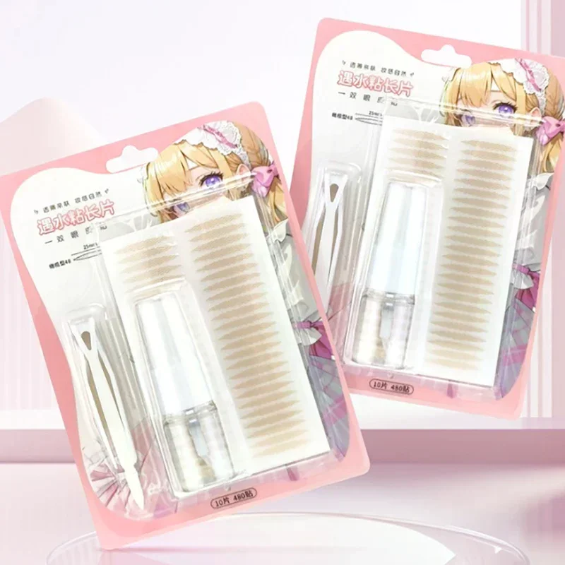 สติกเกอร์ติดตาสองชั้นแบบล่องหน แถบยกเปลือกตา แถบติดตาสองชั้น เทปกาวติดตา อุปกรณ์ติดตา