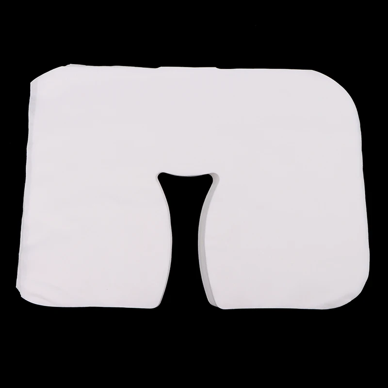 

100Pcs Disposable Non-Woven Headrest Pillow Paper Beauty Salon Bed Table Cover Massage Face Cradle Head Rest Pads Covers