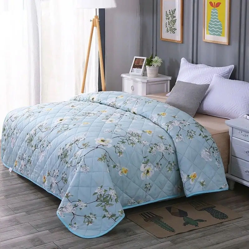 2021 summer washed quilt 1 pcs soft  breathable  skin-friendly and cool blanket thin new quilt bedspread