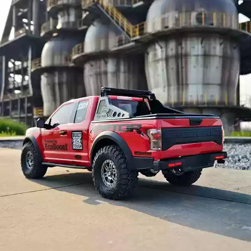 Km Thunder Nova Escala 1/8 Raptor F150 Pickup Truck Controle Remoto Carro de Escalada Elétrico RC com Bloqueio Diferencial Brinquedo de Simulação