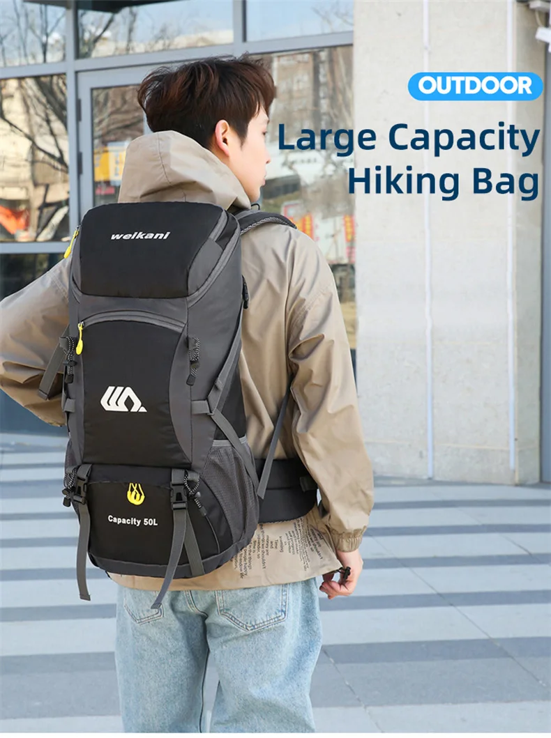 40L Sac À Dos Randonnée Léger Imperméable Sac Pour Camping Voyage