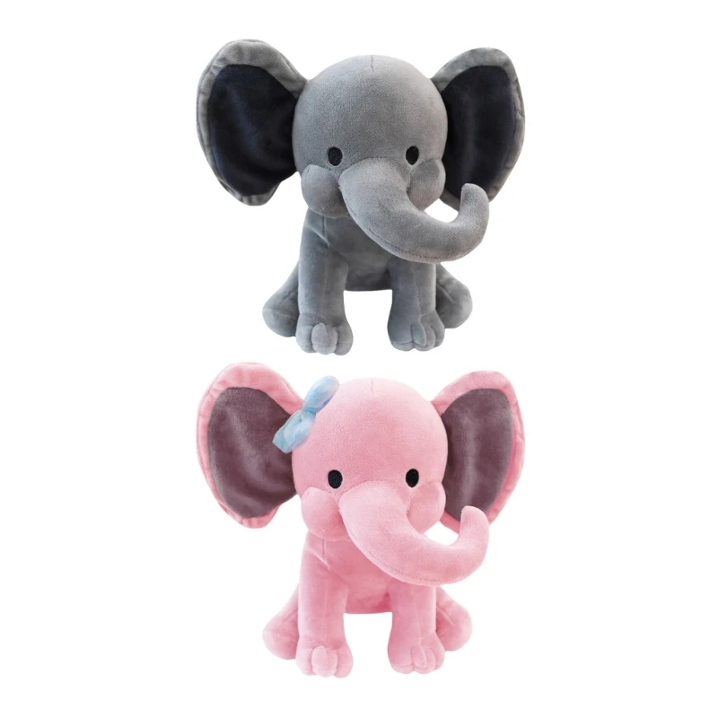 

Soft Stuffed Elephant Plush Children Sleeping and Playing Toy 10 Inch