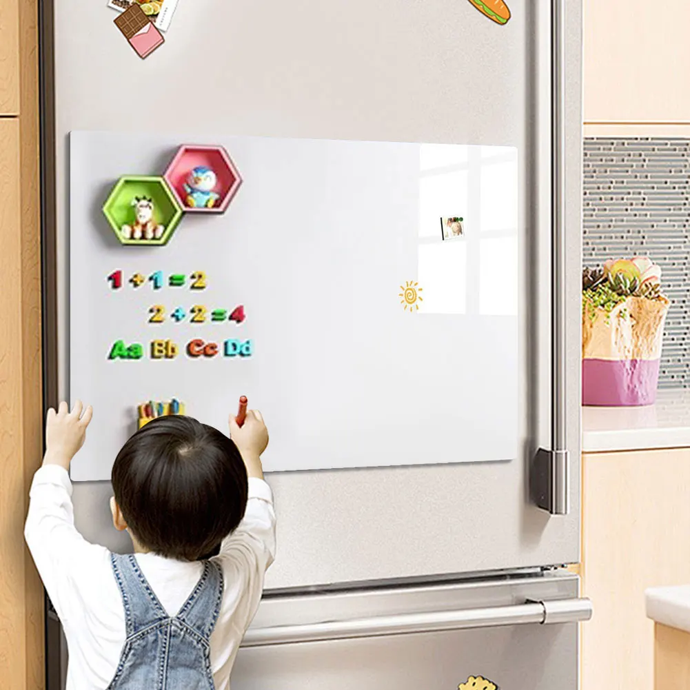 

Magnetic White Board Sticker Include Marker Magnet Eraser Wall Dry Erase Board Erasable Surface Magnetic Dry Erase Whiteboard