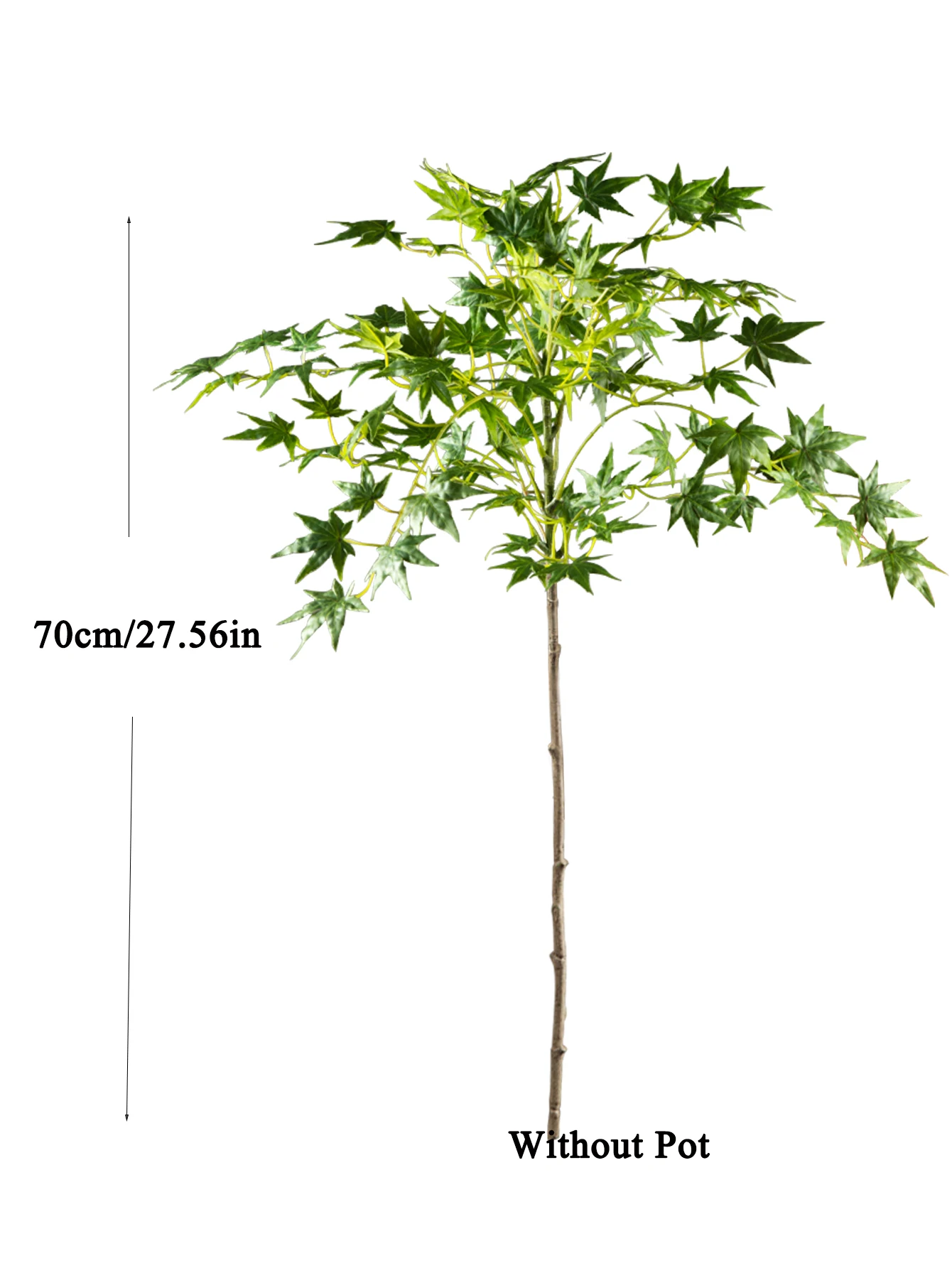70–140 cm künstlicher Ahornbaum, gefälschte japanische Pflanzen, hoher Ahornzweig, Seidenhuhnklaue, Ahornblätter für Zuhause, Garten, Raumdekoration – Detail 15