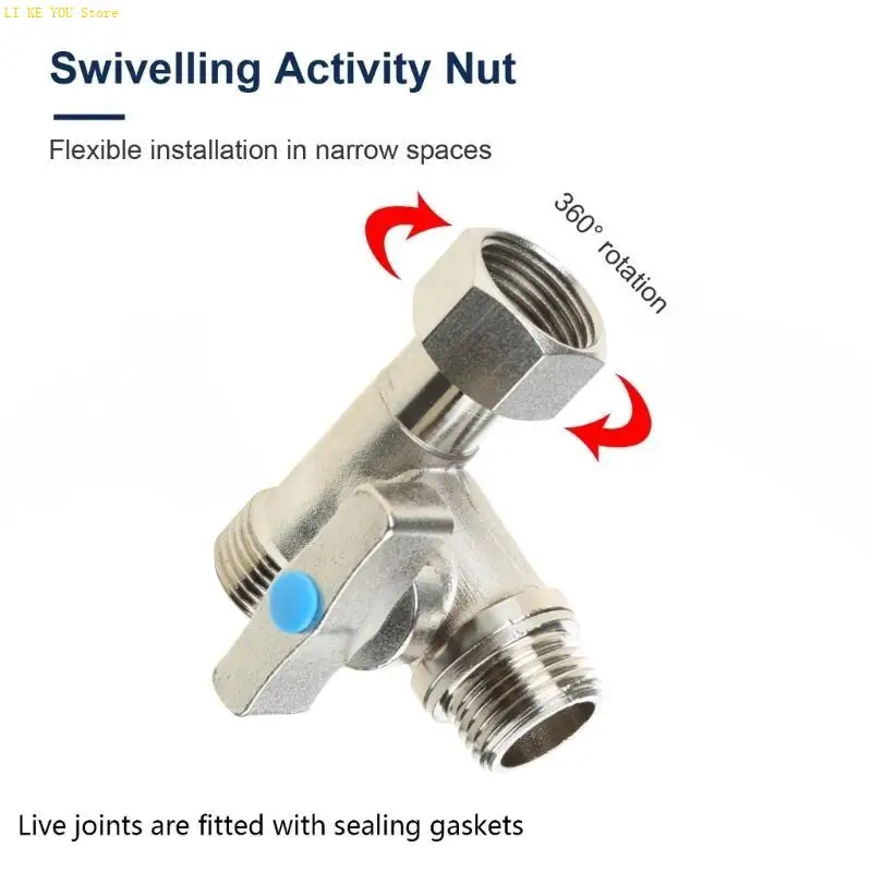W3JE Tees Stop Valves Feed Water Adapter X X inch Compression Tees Valves