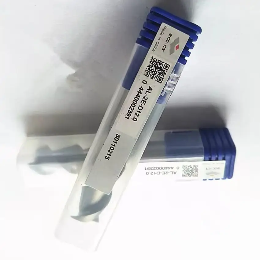 

1pcs AL-2E-D12.0 AL-2E ZCC.CT Solid hard alloy tungsten steel end mill AL-2E-D12.0 Double-edged for aluminum Flat End Mills