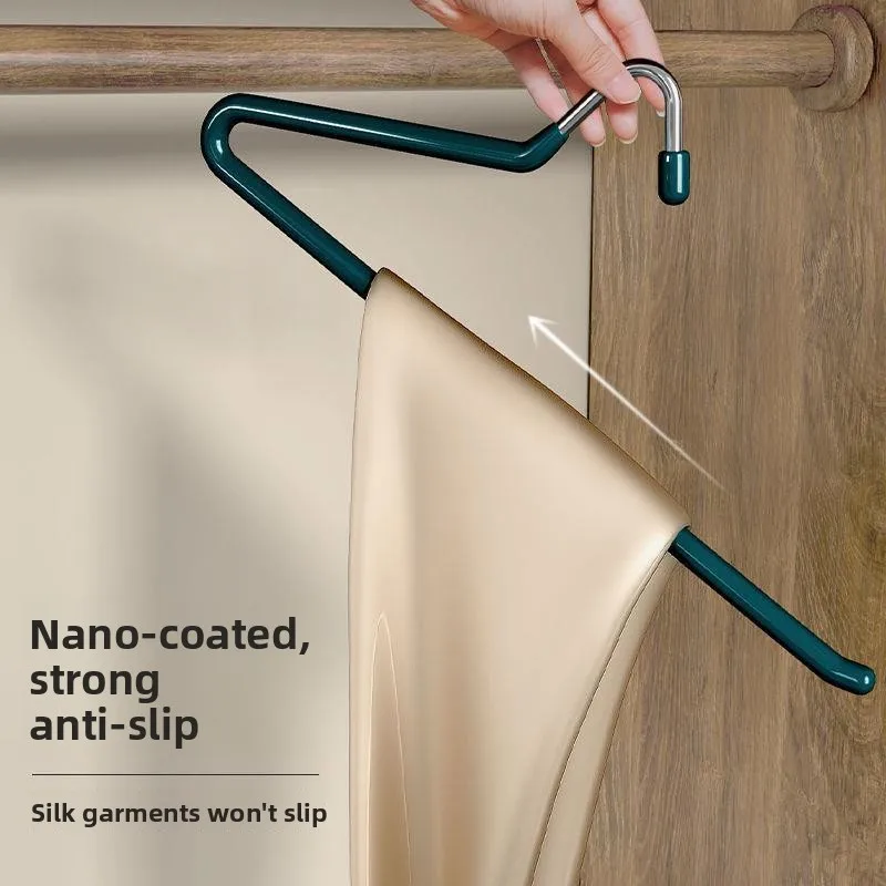 Stainless Steel Goose Shape Pants Hanger Sliding Drawer Home Use Wardrobe Storage Hanging Clothes Special Hanger Dry Wet Use