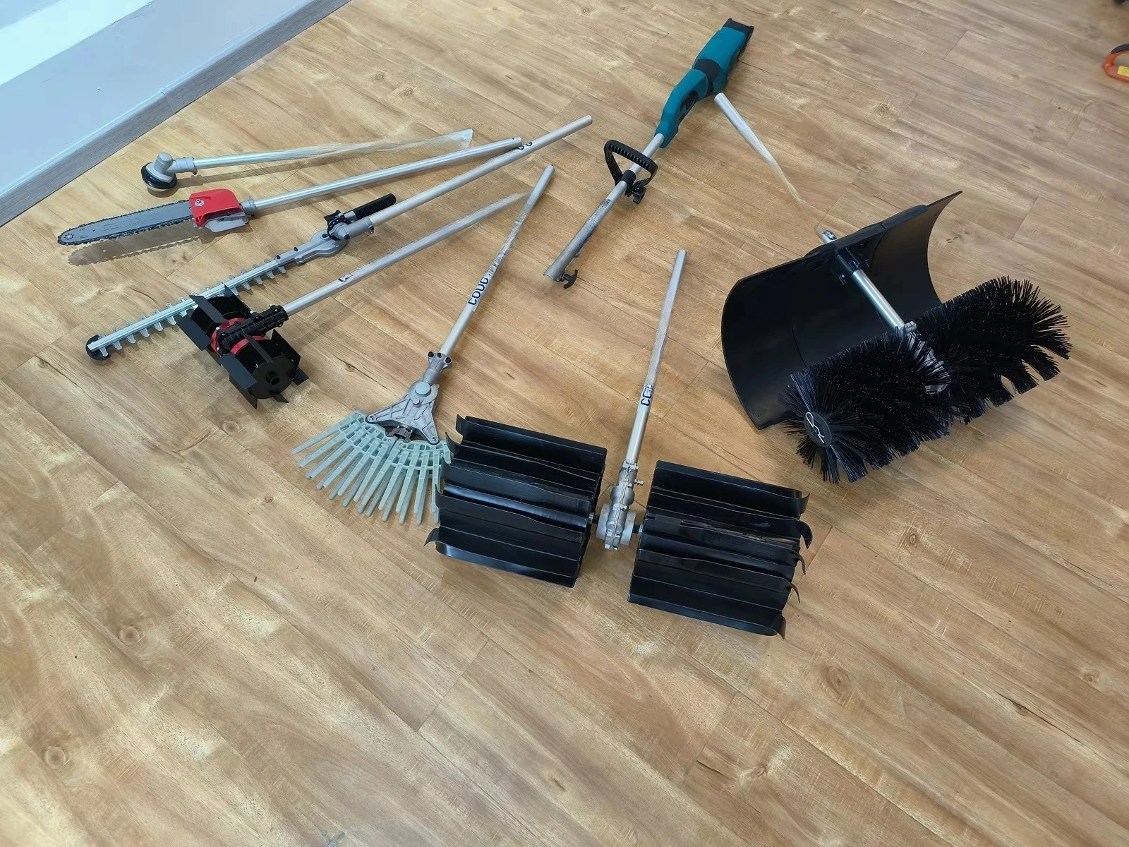 40 فولت اللاسلكي الاعشاب واكر 12 "منشار القطب الكهربائي أداة تشذيب الحافة آلة تقطيع الفراشي 4 في 1 أدوات الحدائق المتعددة 20 فولت 4Ah بطارية 1 * شاحن #4