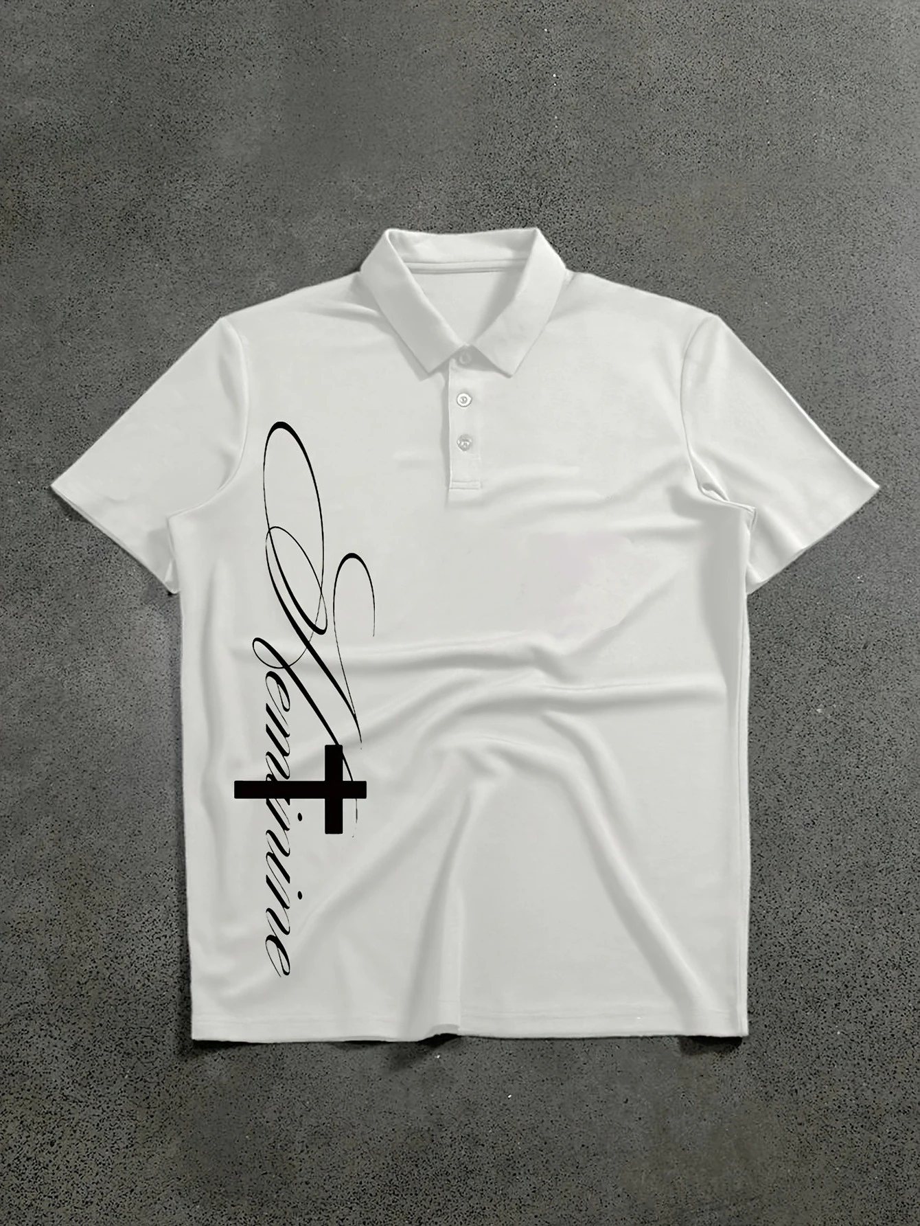 Summer Women's Trendy Letter Graphic Gothic Polo Shirts Casual Style Men Golf Shirts Tee Unisex Streetwear Oversized Breathable
