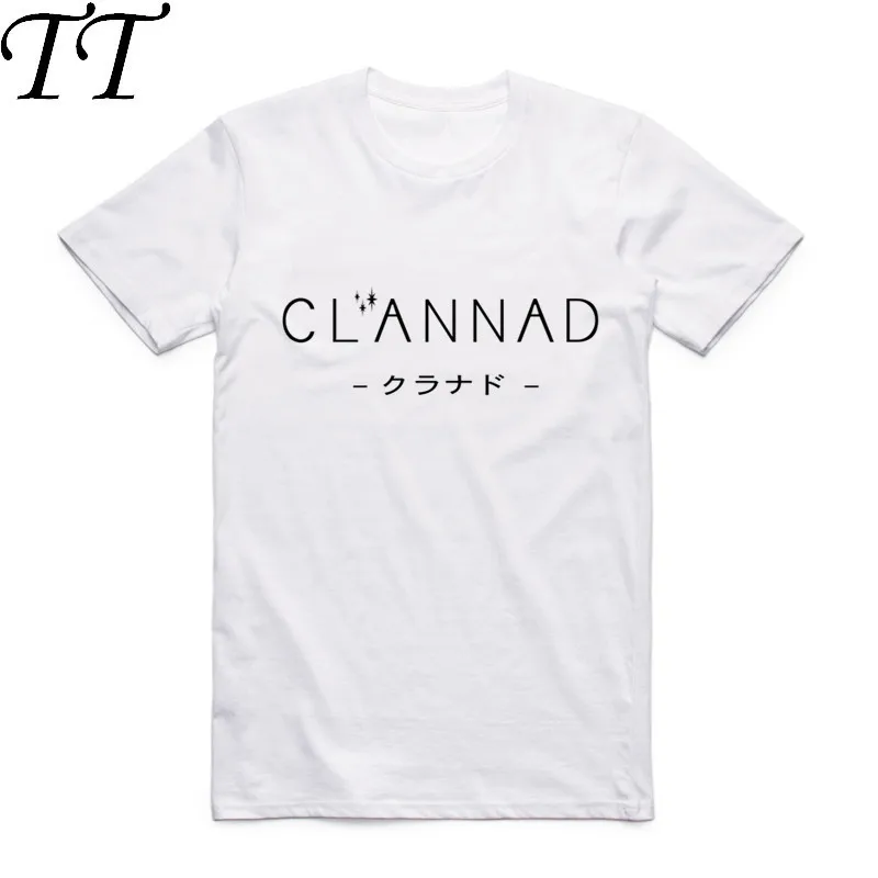 2019 New Fashion Men Print Japan Anime CLANNAD T-shirt O-Neck Short Sleeves Summer Dango Daikazoku Casual Top Tee Unisex T Shirt