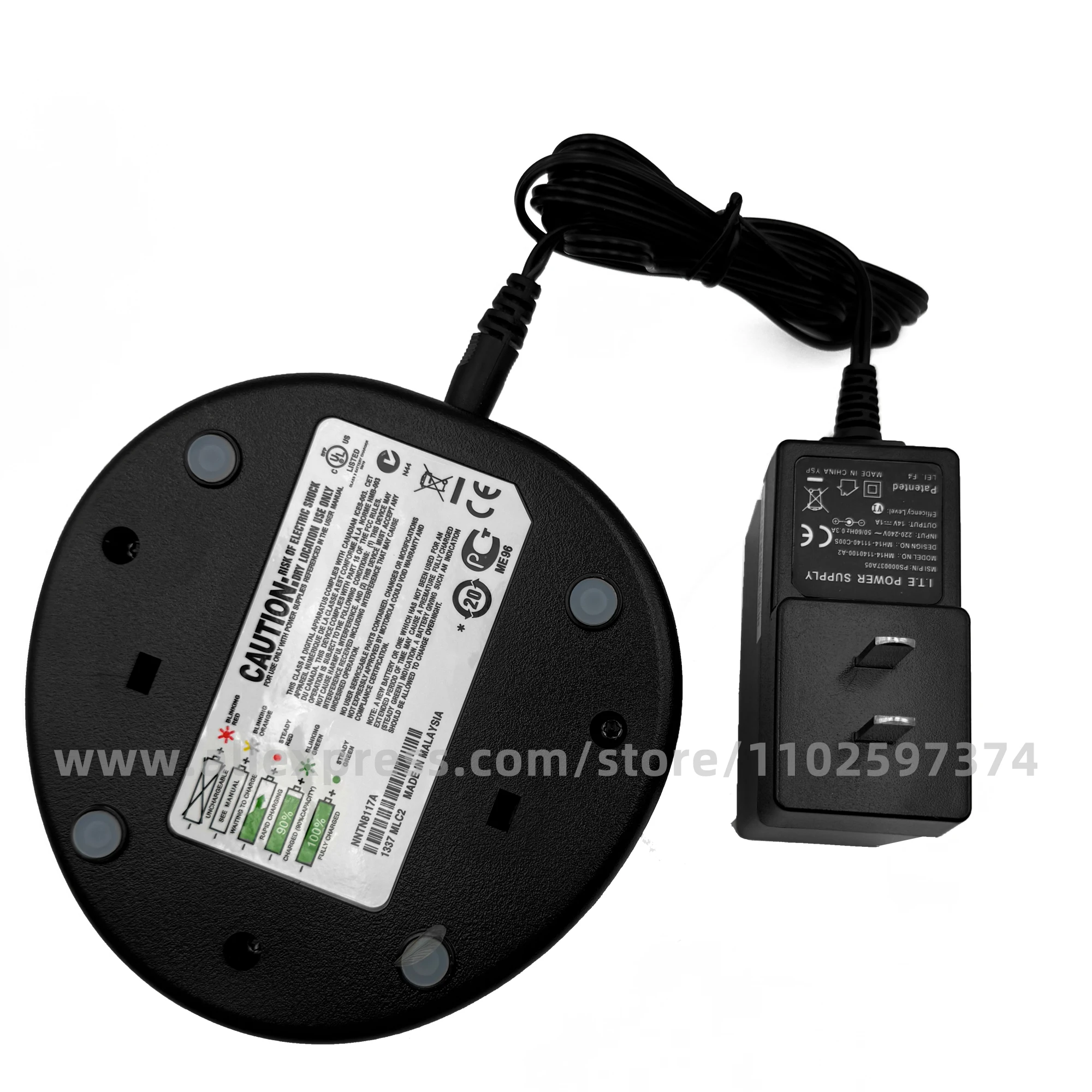 Carregador de bateria para motorola, dp2400 dp2600 dp4000e dp4400e dp4401 dp4801e dp4800e dp3401 apx900 apx1000 apx2000 xpr6300 xpr6350