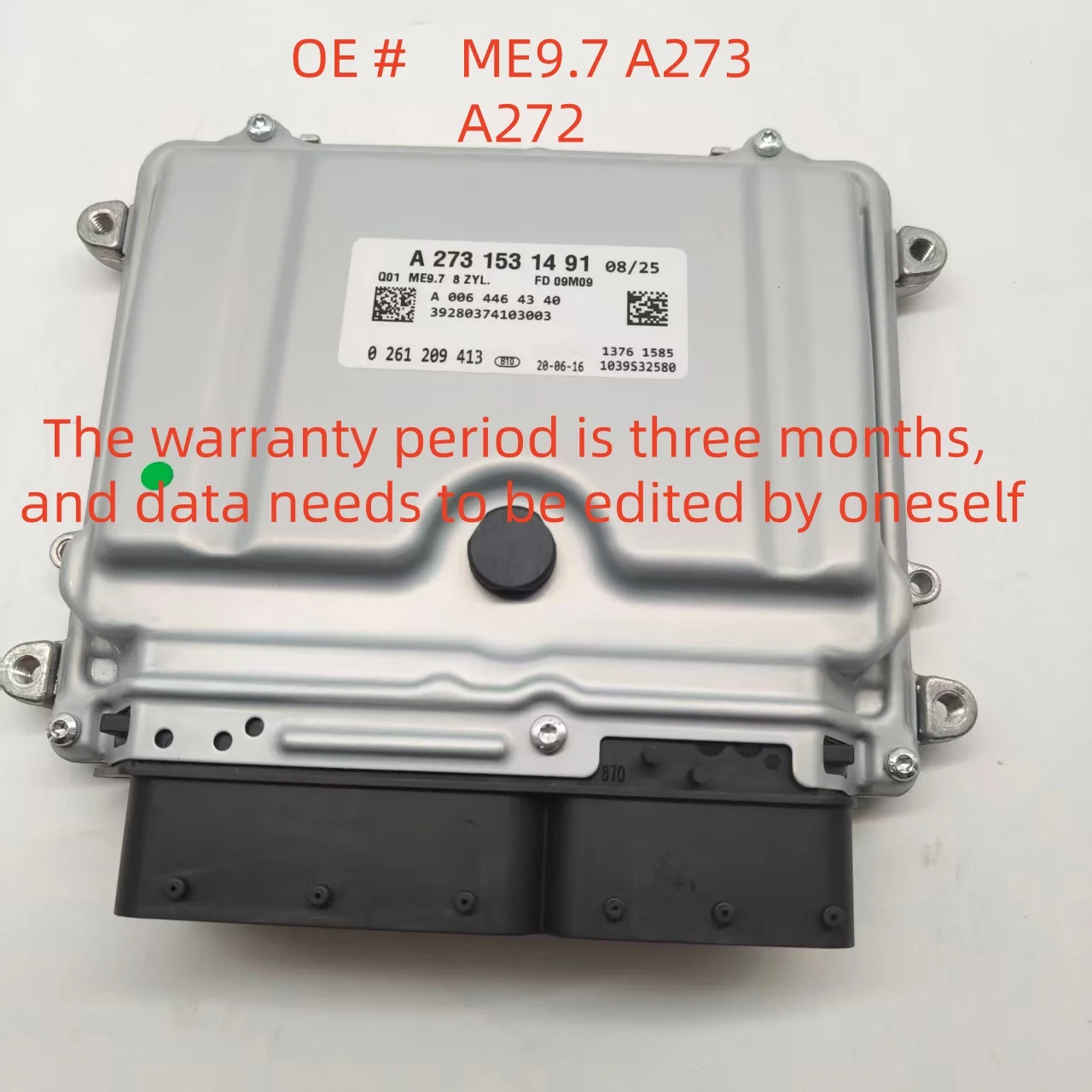 high quality  ME9.7 A273 ECU box engine computer For All series 273 engines 4.6l 4633CC V8/5.5l5641cc V8 MB ME9.7 A272