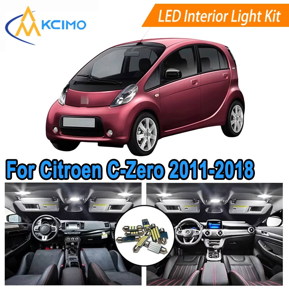 

Interior Light Bulb LED Interior Light for Citroen C-Zero (2011-2018) Dome Map Lamp LED Bulb Replacement
