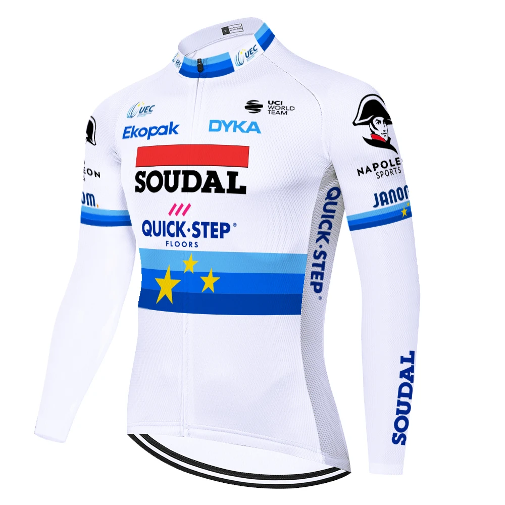 2023 QUICK STEP Team long sleeve Cycling jersey maillot ciclismo hombre invierno hombre bicycle shirt tenue cycliste homme