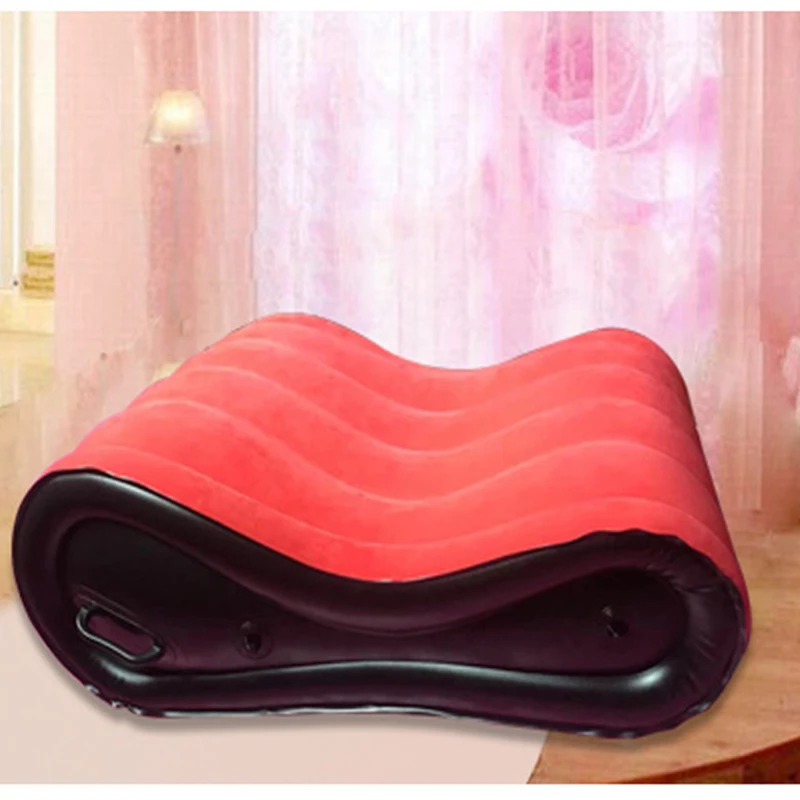 Inflatable Sofa Bed Adults Make Love Chair Pillow Cushion Furniture Positions Aid Assist Posture Support Couples Games Night Bed