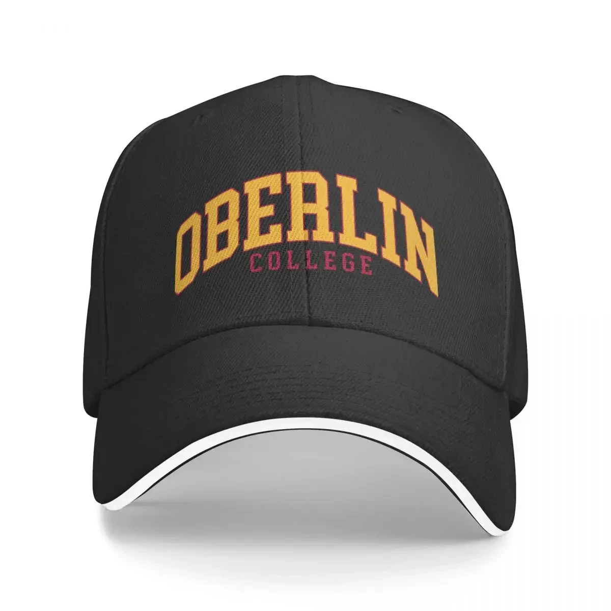 

oberlin - college font curved Baseball Cap Trucker Hat Hat Luxury Brand Thermal Visor |-F-| Golf Wear Men Women's