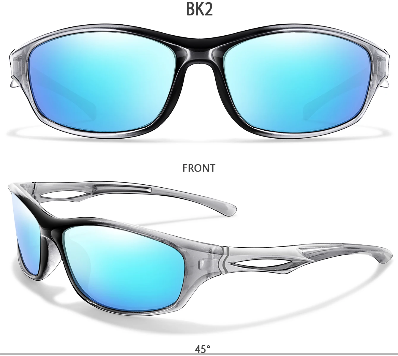 Modische Sonnenbrille für Kinder unter 8 Jahren, ovaler Rahmen, hohle Sportbrille, Kinderbrille zum Laufen, Reiten, Baseball, UV400-Schutz – Detail 5