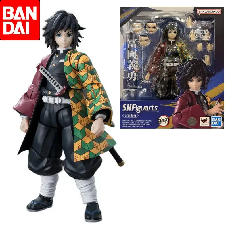 

Bandai Original Demon Slayer Tomioka Giyuu Anime Action Figure Toys For Boys Girls Kids Children Birthday Gifts Collectible