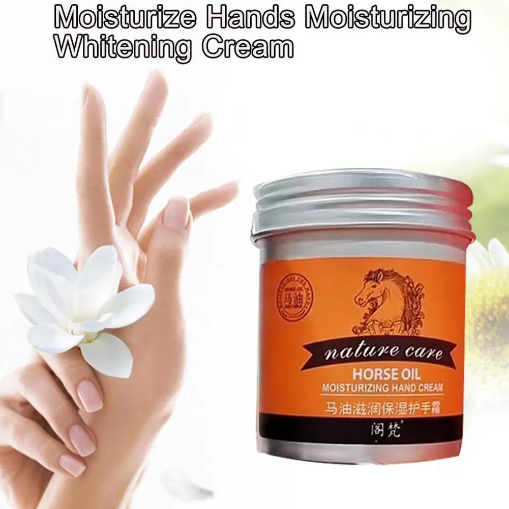 Pferde öl Hand creme feuchtigkeit spendend und feuchtigkeit spendend und trocken lange Reparatur rissige Creme warme Feuchtigkeit, Hautpflege, dauerhafte u1p9