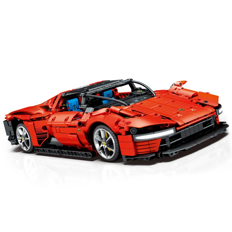 Technical Build Block 1:14 Scale Italian Daytona Sp3 2.4ghz Remote Control Vehicle Brick Pull Back Toy Rc Super Sport Car