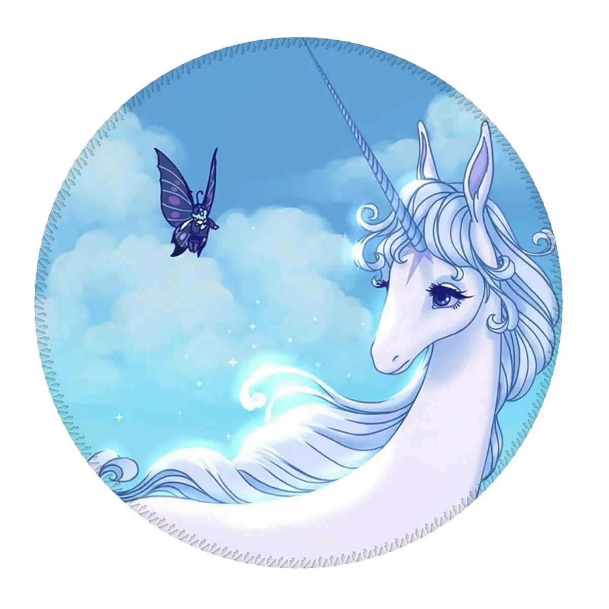 

Have You Seen Others Like Me The Last Unicorn Round Mouse Pad Computer Keyboard Mouse Mat Gamer Laptop Desk Mat