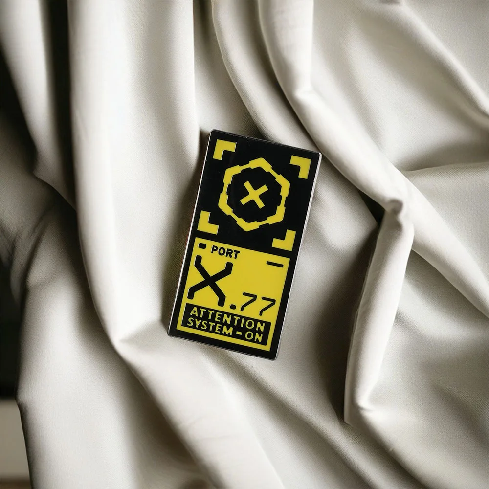 فاسق 2077 منفذ الطاقة المينا دبوس نظام الاهتمام على شارة Jinx RPG لعبة الطرفية ألعاب تأثيري هدية #5