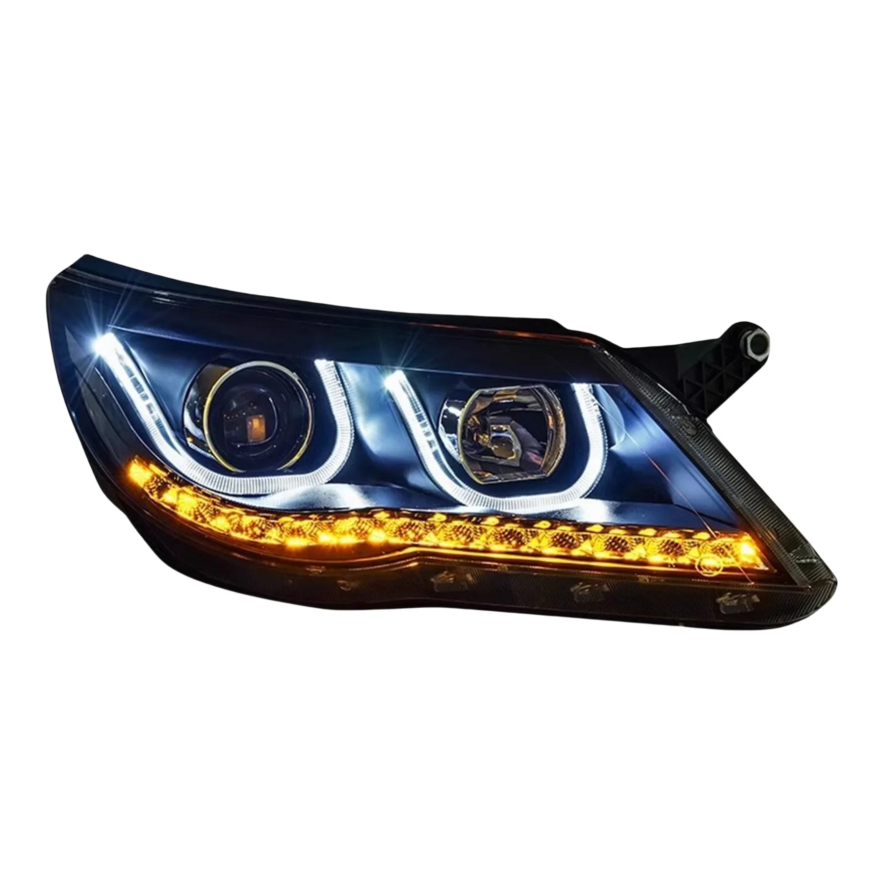 

Front Headlight for Volkswagen vw Tiguan 10-12 Daytime Running Light DRL Head lamp Low High Beam Turn signal