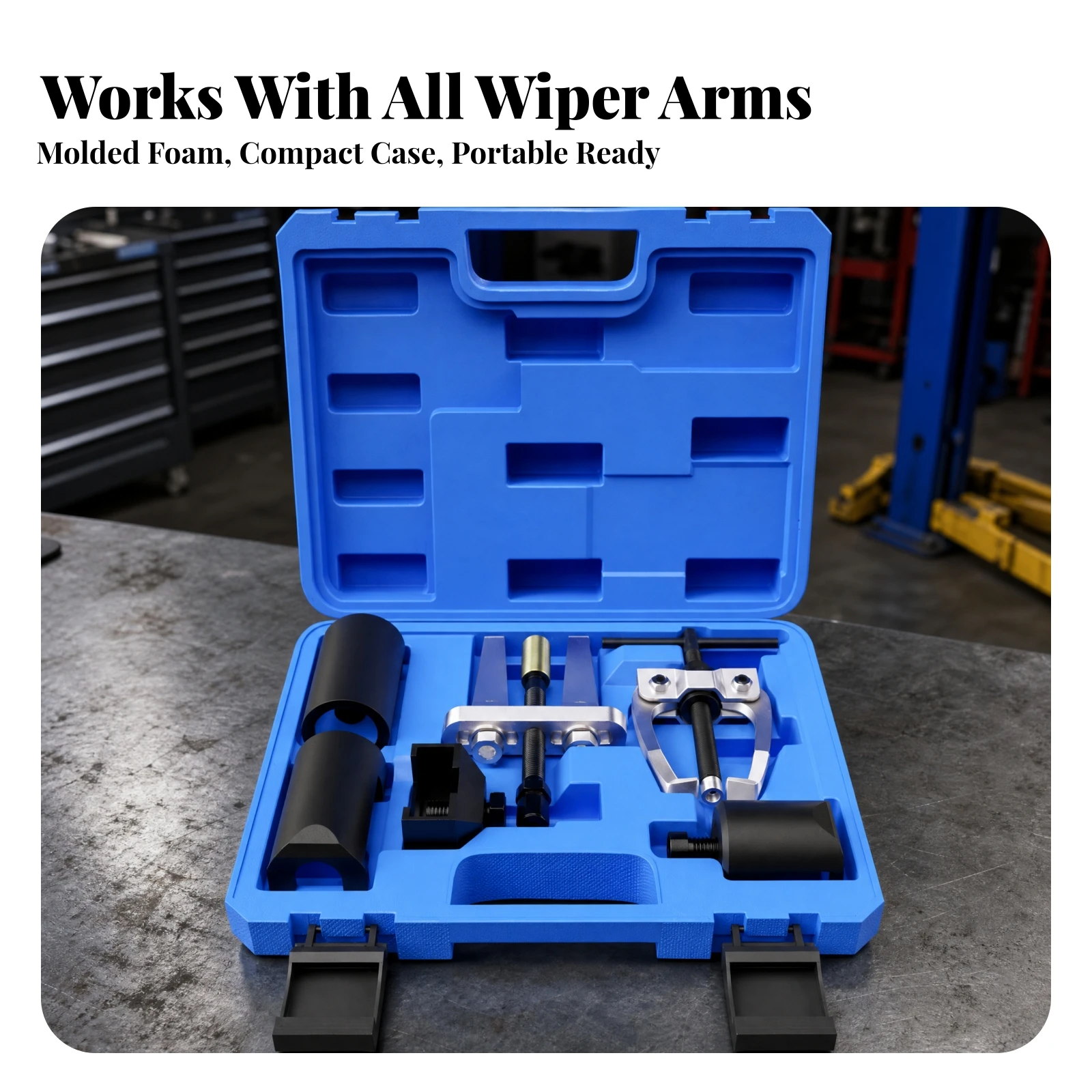 6 Pieces Windshield Wiper Arm Removal Tool Compact Automotive Wiper Arm Removal Tooling Set Car Accessory Heavy-Duty Lightweight