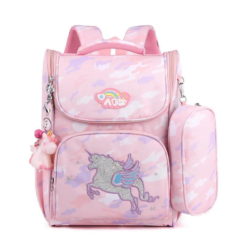 Süße Mädchen Schult aschen Kinder Grundschule Rucksack Kinder Bücher tasche Prinzessin Schult asche wasserdichten Schüler Rucksack