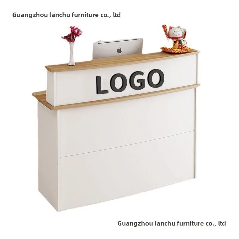 مخصص. الحديثة بسيطة الخشب مكافحة بار أمين الصندوق مكتب الجبهة مكتب شركة الاستقبال محلات متاجر الملابس الجمال H