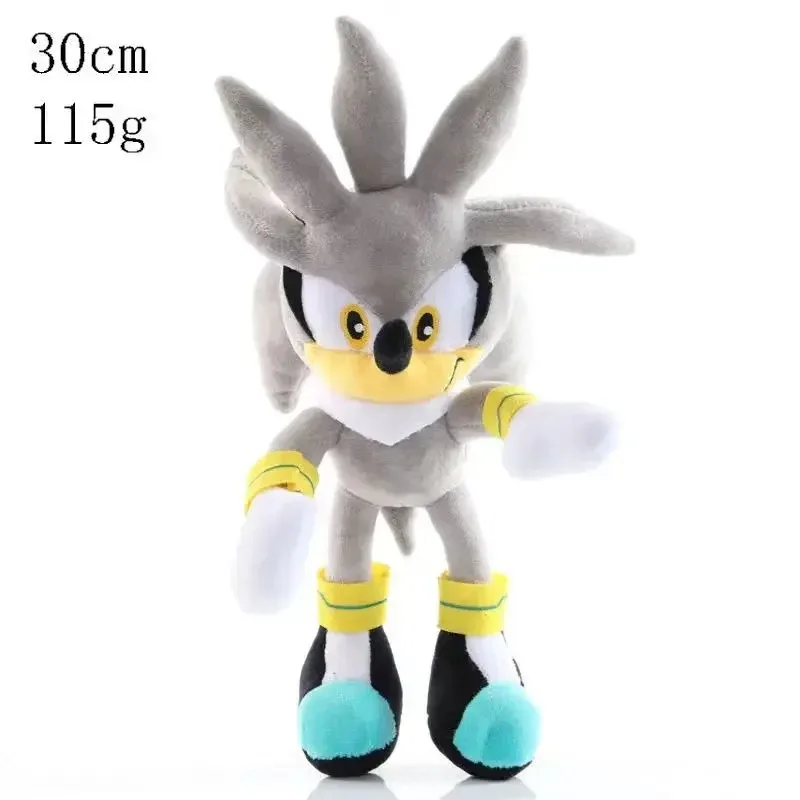 Supersonic Hedgehog Sonic Plush Cartoon Game Anime Children\'s Plush Doll Toys Christmas Birthday Gift Wholesale Size 30cm