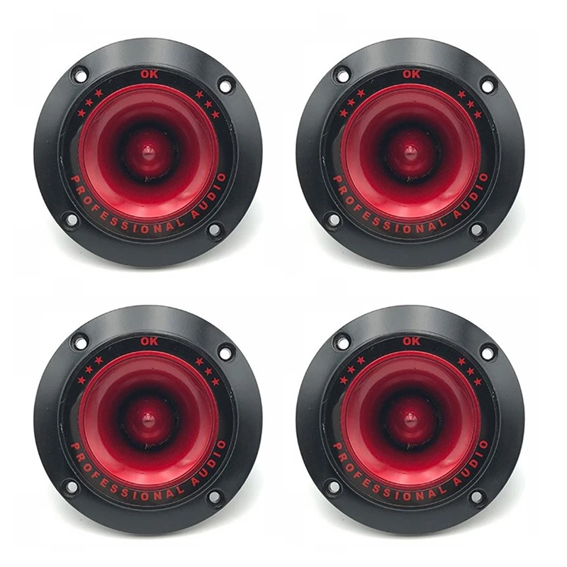2/4Pcs 3 Inch Piezoelectric Tweeter Audio Speaker Treble Ceramic Piezo Loudspeaker for Hi-Fi System Car Audio