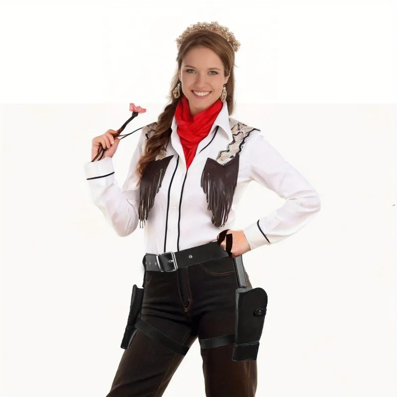 Cross Border Tomb Raider Laura cinturón occidental Cosplay accesorios de Cosplay