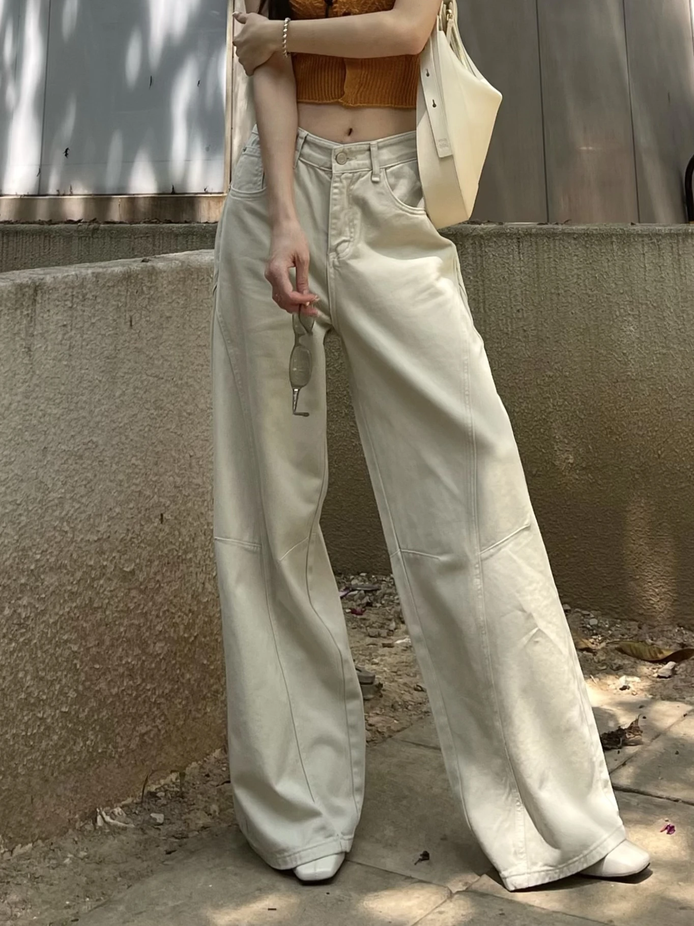 

ZHISILAO New Baggy Wide Leg Jeans Women Vintage Causal High Waist Floor Length Denim Pants Streetwear Spring Summer 2025