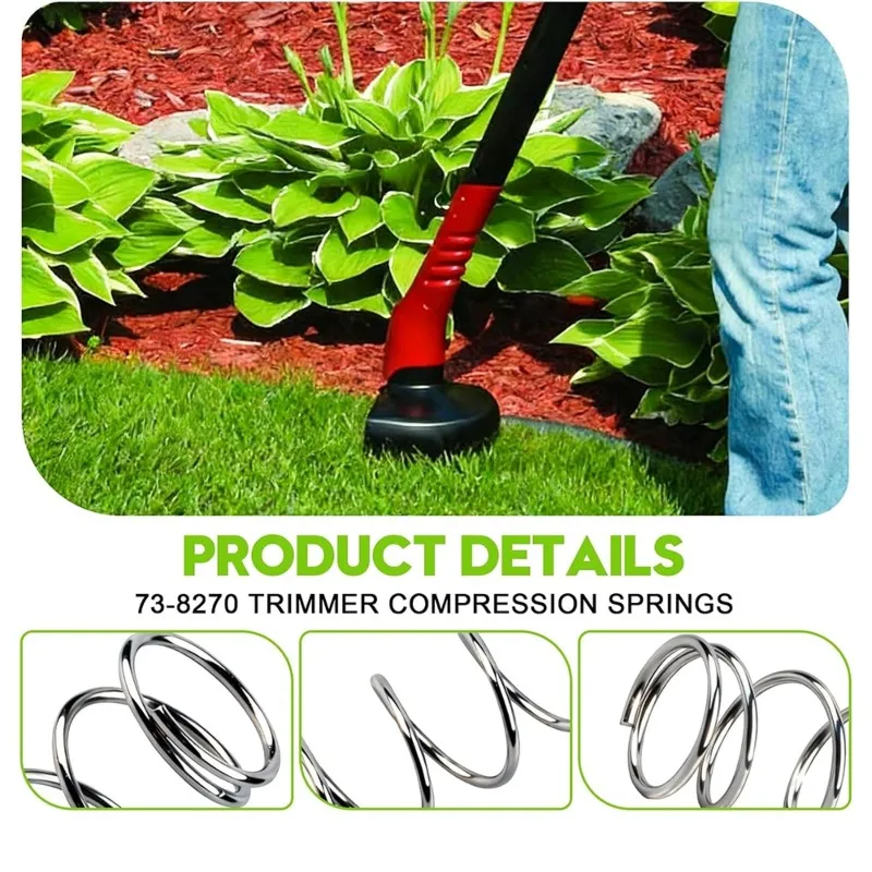 4pcs 73-8270 Compression Spring for Toro Electric Trimmers Replaces 51231 51460 51461 51467, Trimmer Replacement Spring