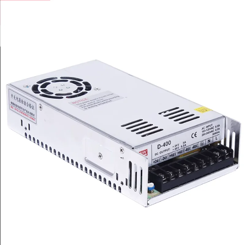 400W switch power supply 220V to 100WDC24V/300W48V dual group dual circuit DC voltage output