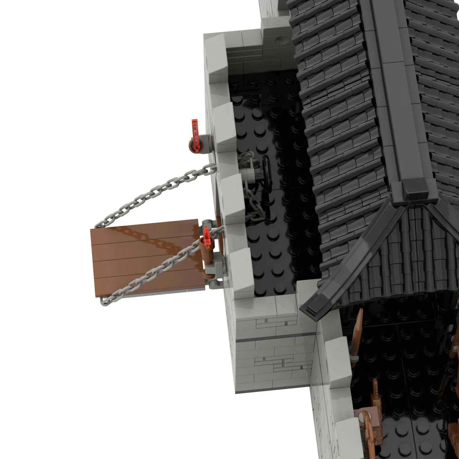 

Конструктор «Старинные китайские городские укрепления»: угловая башня, ворота, архитектурный набор MOC, креативная развивающая игрушка для детей