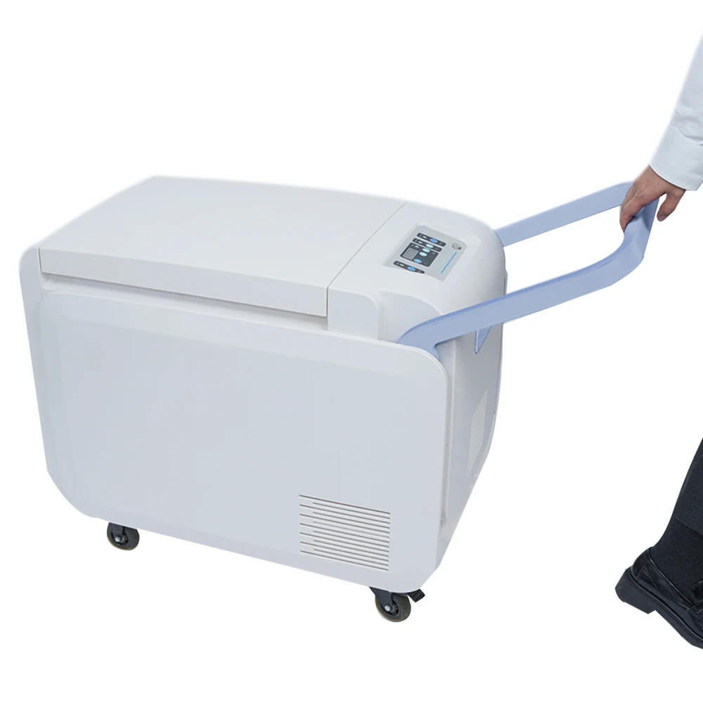 Sample storage and transportation Ultra-low temperature portable laboratory freezer -40C