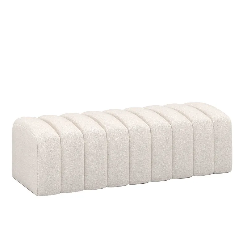 lamb wool pier Internet celebrity cloakroom shoe changing bedside bedroom door low  makeup